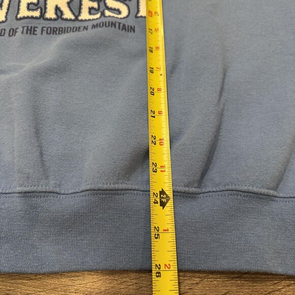 Vintage Disney Parks Expedition Everest Sweatshirt Sz Medium Blue Yeti Graphic - Picture 7 of 8